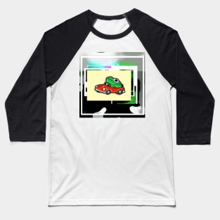 Frog the red car driver lapel pin Baseball T-Shirt